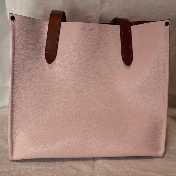 Coach Light Pink Leather Tote - Picture 6 of 9